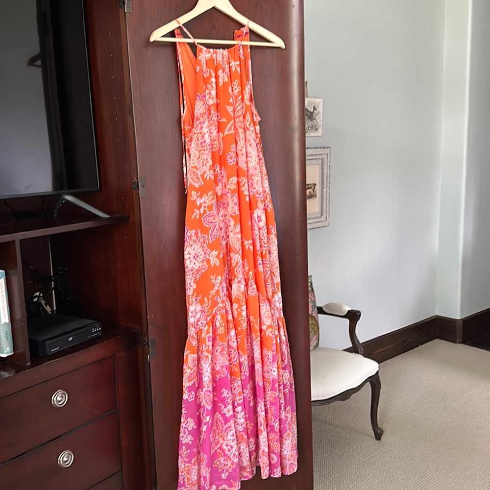 Maeve by anthropologie, extra small, floral long dress